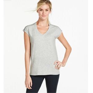 L.L. BEAN Beyond Soft V-Neck Tee Short Sleeve Women’s Size Large